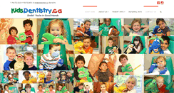 Desktop Screenshot of kidsdentistry.ca